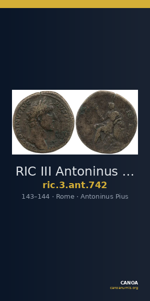 RIC III Antoninus Pius 742 — CANOA