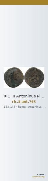 RIC III Antoninus Pius 745 — CANOA