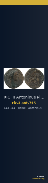RIC III Antoninus Pius 745 — CANOA