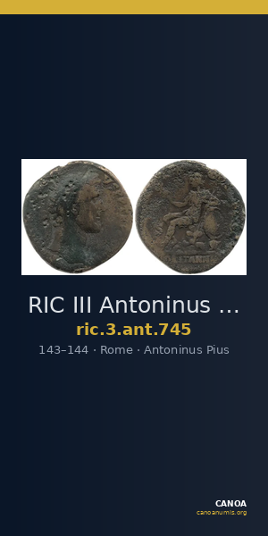 RIC III Antoninus Pius 745 — CANOA