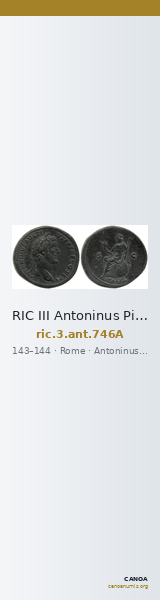 RIC III Antoninus Pius 746A — CANOA