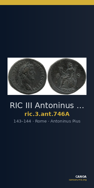RIC III Antoninus Pius 746A — CANOA