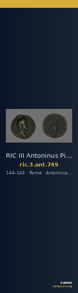 RIC III Antoninus Pius 749 — CANOA