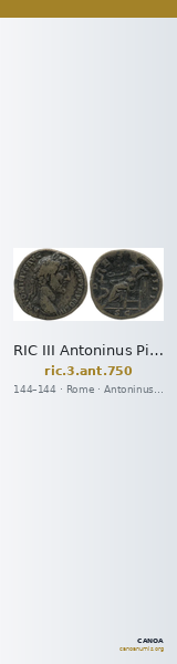 RIC III Antoninus Pius 750 — CANOA
