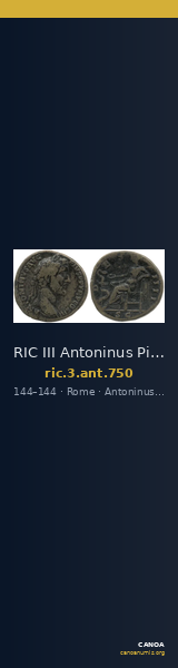 RIC III Antoninus Pius 750 — CANOA