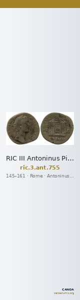 RIC III Antoninus Pius 755 — CANOA