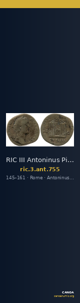 RIC III Antoninus Pius 755 — CANOA