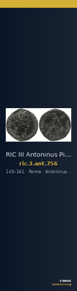 RIC III Antoninus Pius 756 — CANOA