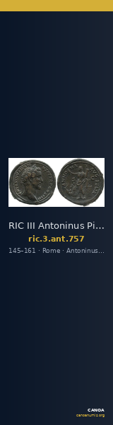 RIC III Antoninus Pius 757 — CANOA