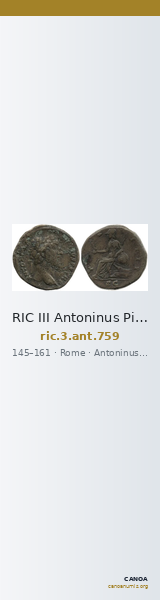 RIC III Antoninus Pius 759 — CANOA