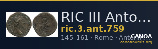 RIC III Antoninus Pius 759 — CANOA