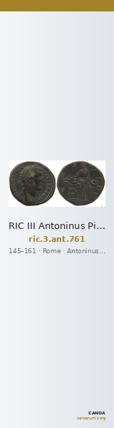 RIC III Antoninus Pius 761 — CANOA
