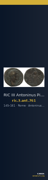 RIC III Antoninus Pius 761 — CANOA