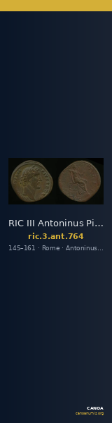 RIC III Antoninus Pius 764 — CANOA