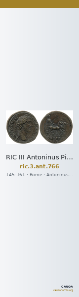 RIC III Antoninus Pius 766 — CANOA