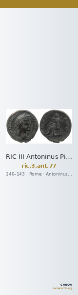 RIC III Antoninus Pius 77 — CANOA