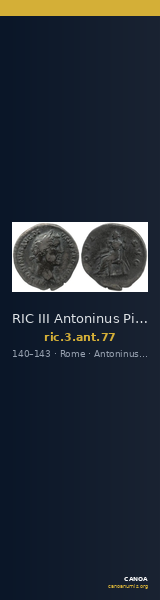 RIC III Antoninus Pius 77 — CANOA