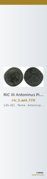 RIC III Antoninus Pius 770 — CANOA