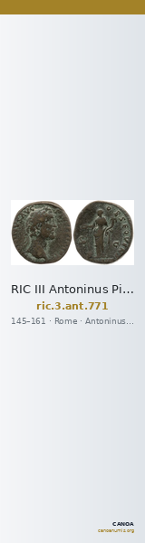 RIC III Antoninus Pius 771 — CANOA