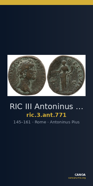 RIC III Antoninus Pius 771 — CANOA