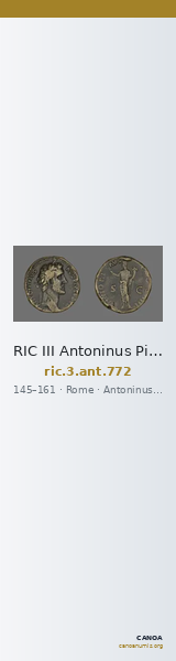 RIC III Antoninus Pius 772 — CANOA