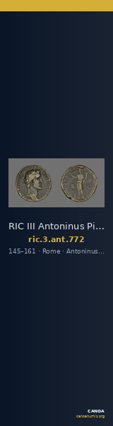 RIC III Antoninus Pius 772 — CANOA