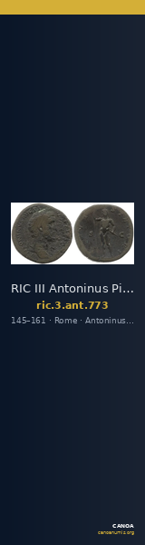 RIC III Antoninus Pius 773 — CANOA