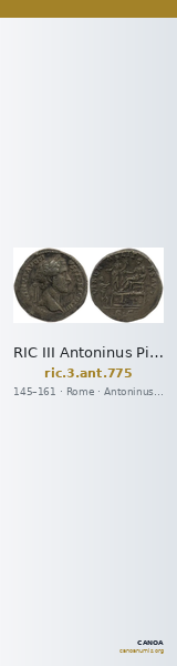 RIC III Antoninus Pius 775 — CANOA
