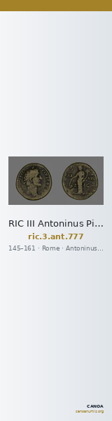 RIC III Antoninus Pius 777 — CANOA