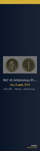RIC III Antoninus Pius 777 — CANOA