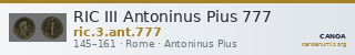 RIC III Antoninus Pius 777 — CANOA