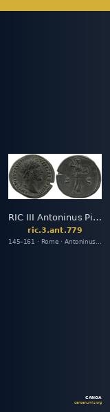 RIC III Antoninus Pius 779 — CANOA