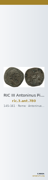 RIC III Antoninus Pius 780 — CANOA