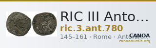RIC III Antoninus Pius 780 — CANOA