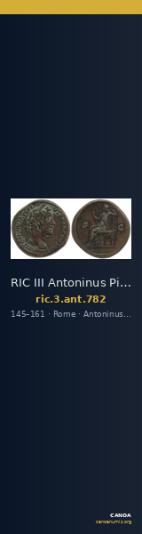 RIC III Antoninus Pius 782 — CANOA
