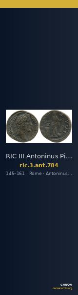 RIC III Antoninus Pius 784 — CANOA