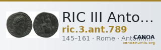 RIC III Antoninus Pius 789 — CANOA