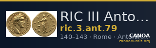 RIC III Antoninus Pius 79 — CANOA