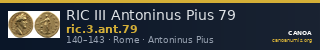 RIC III Antoninus Pius 79 — CANOA