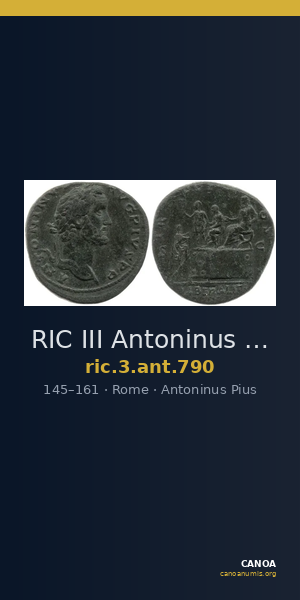 RIC III Antoninus Pius 790 — CANOA