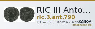 RIC III Antoninus Pius 790 — CANOA
