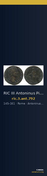 RIC III Antoninus Pius 792 — CANOA