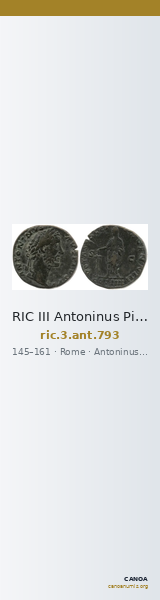 RIC III Antoninus Pius 793 — CANOA