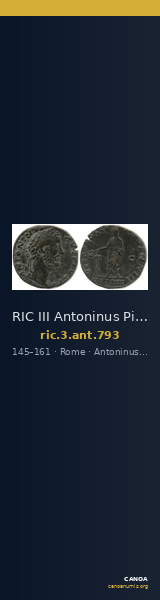 RIC III Antoninus Pius 793 — CANOA