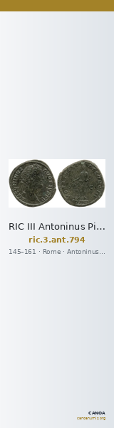 RIC III Antoninus Pius 794 — CANOA