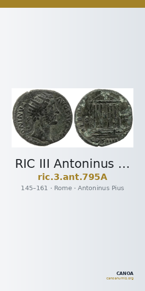 RIC III Antoninus Pius 795A — CANOA