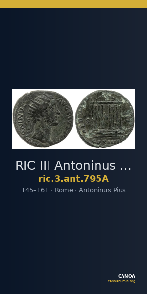 RIC III Antoninus Pius 795A — CANOA