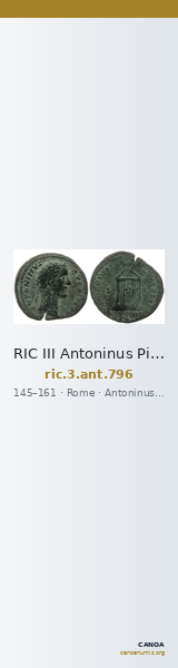 RIC III Antoninus Pius 796 — CANOA