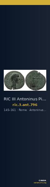 RIC III Antoninus Pius 796 — CANOA