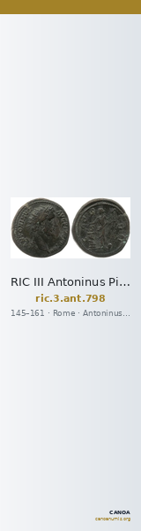 RIC III Antoninus Pius 798 — CANOA